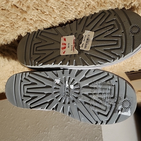 Silver sparkle Uggs (size 6) - Picture 2 of 3